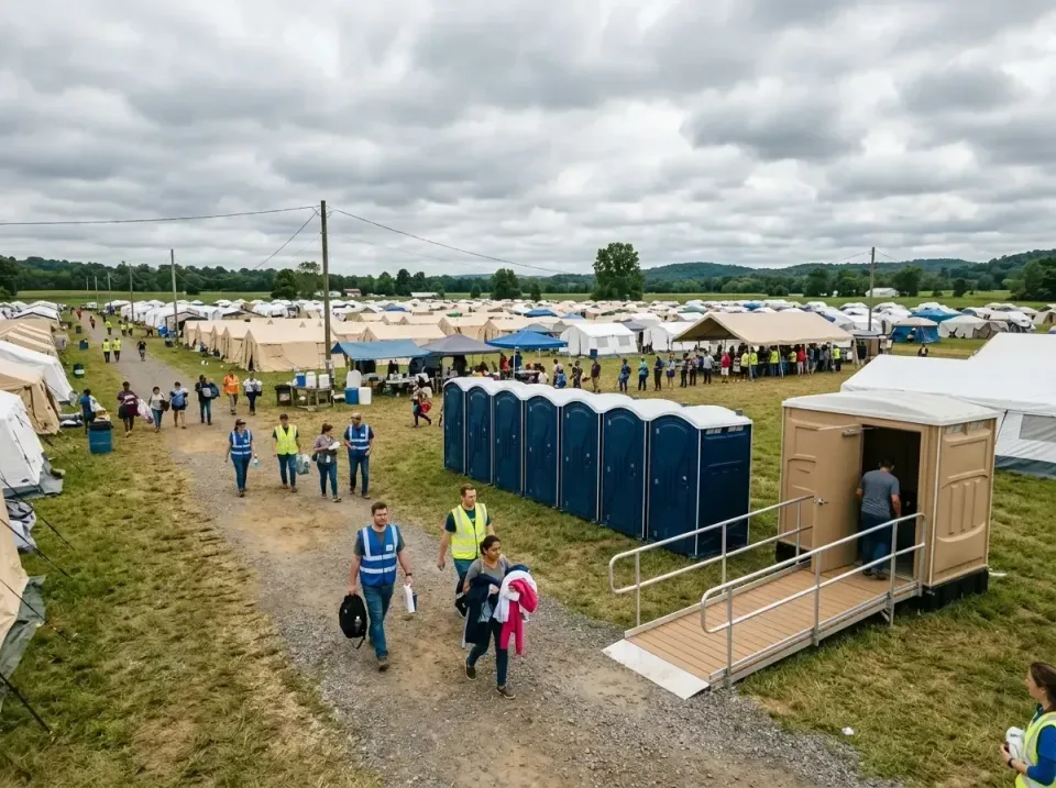 disaster-relief-camp-restrooms-010 — frequently asked questions, Dumpster & Portable Bathrooms Rental in Horse Pasture, VA